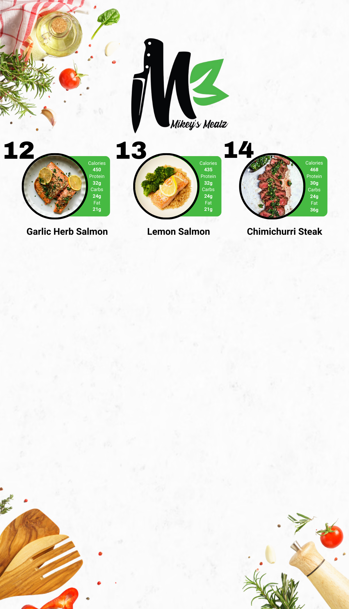 Healthy Meal Prep in San Diego | MIX & MATCH 10 WEEKLY MEALS PLAN!