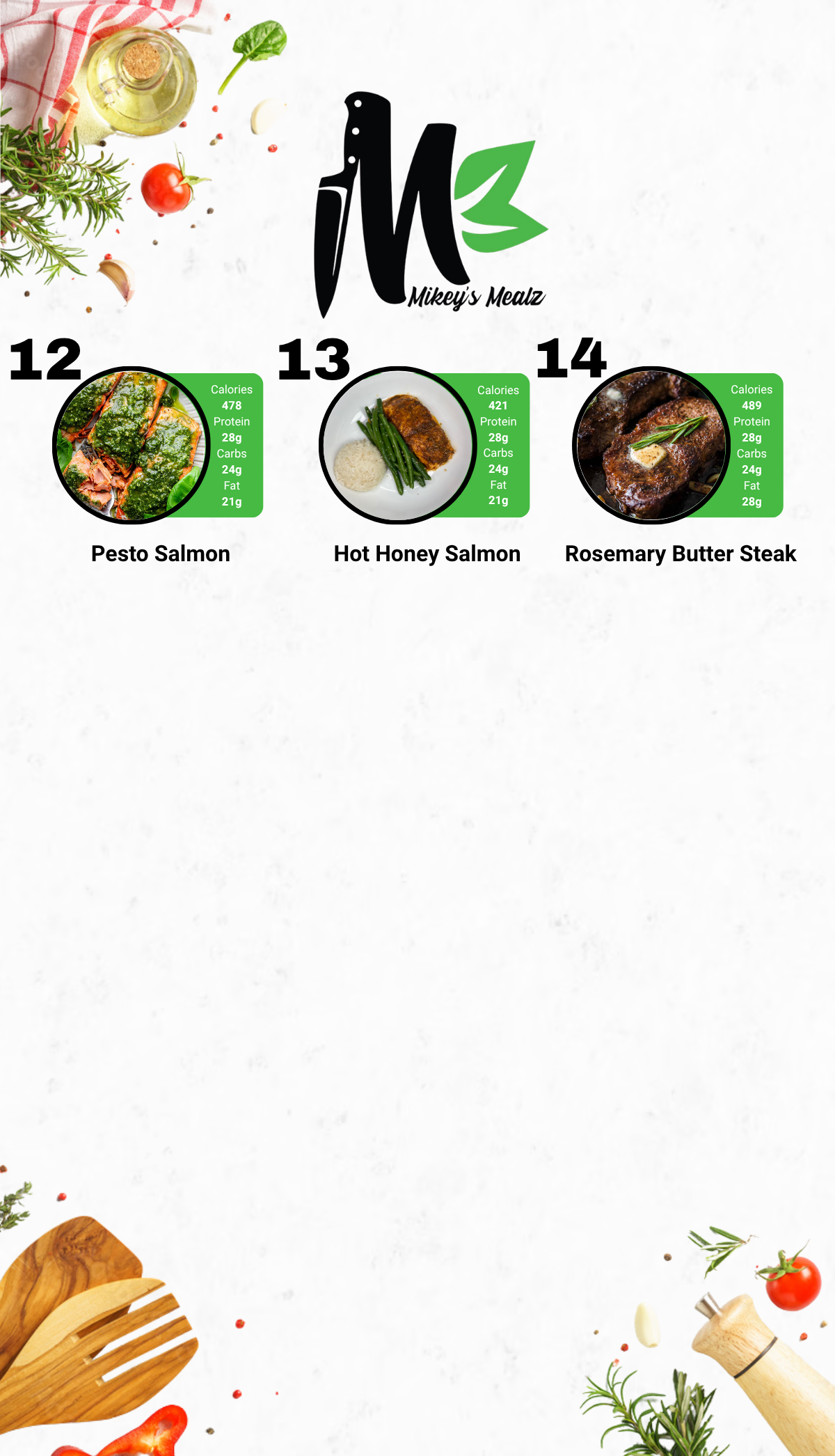 Healthy Meal Prep in San Diego | MIX & MATCH 10 WEEKLY MEALS PLAN!