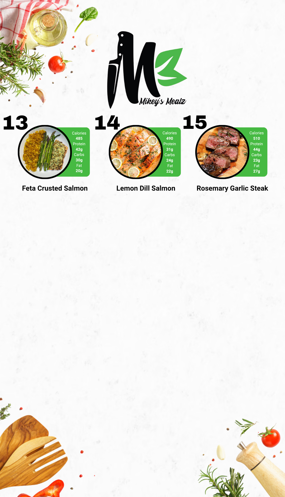 Healthy Meal Prep in San Diego | MIX & MATCH 5 WEEKLY MEALS PLAN!