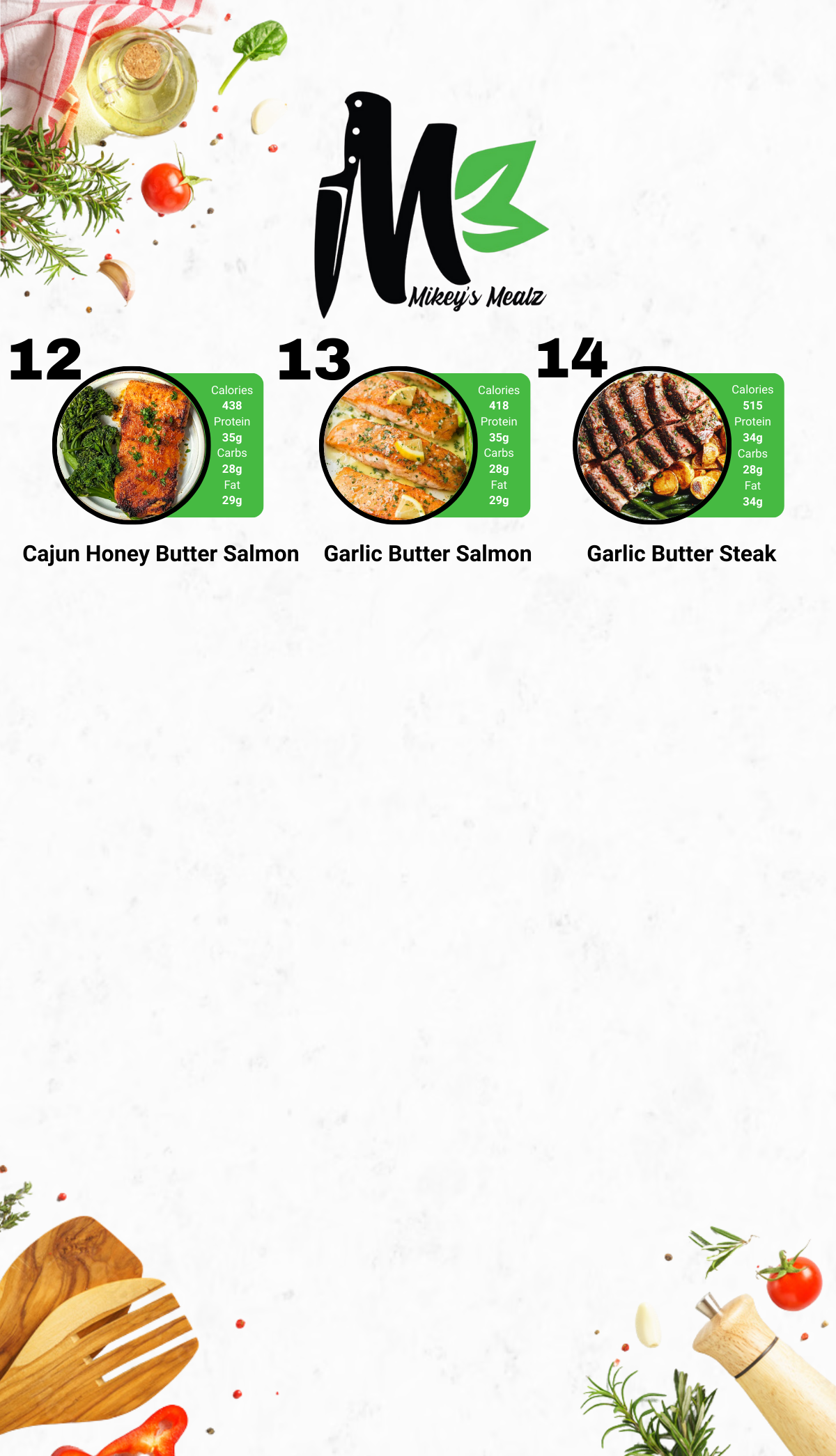 Healthy Meal Prep in San Diego | MIX & MATCH 10 WEEKLY MEALS PLAN!