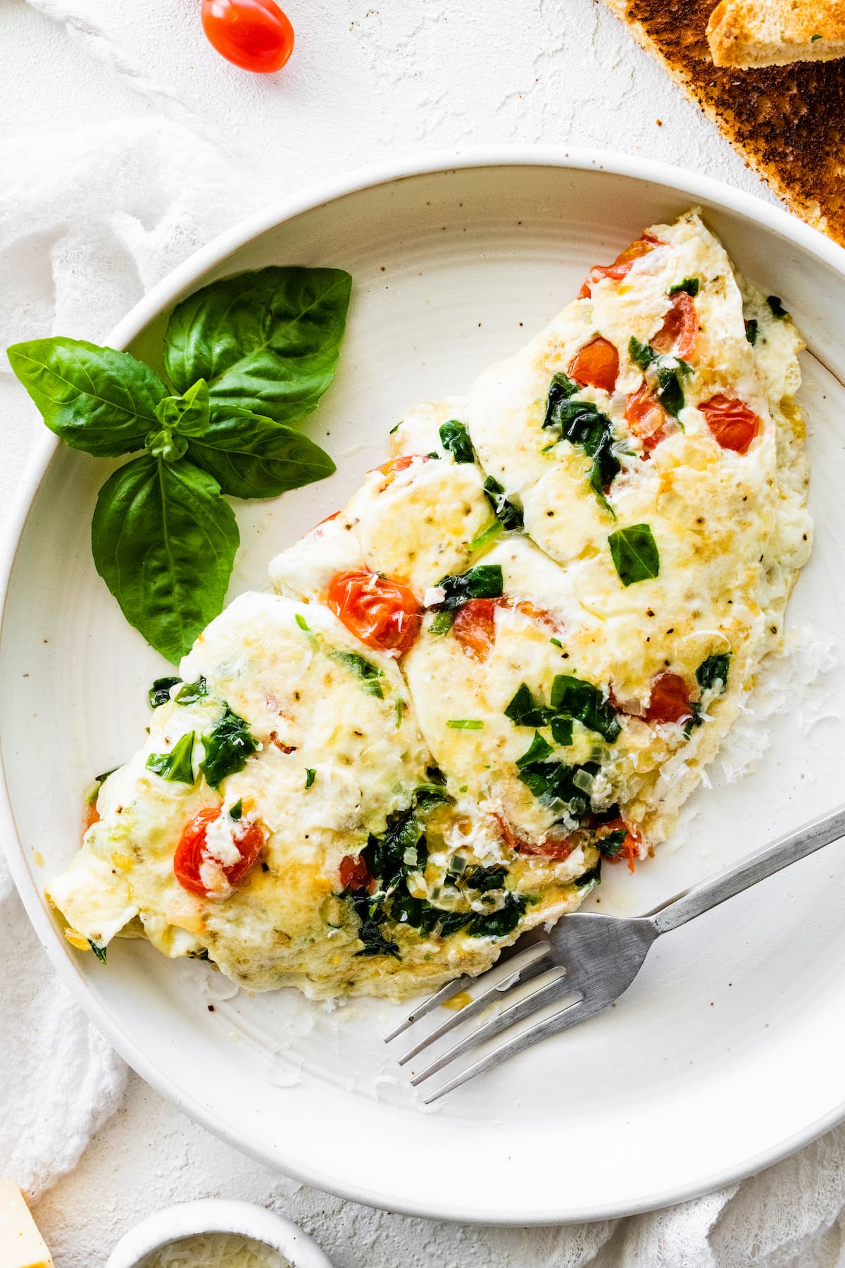 Spinach Feta Omelette