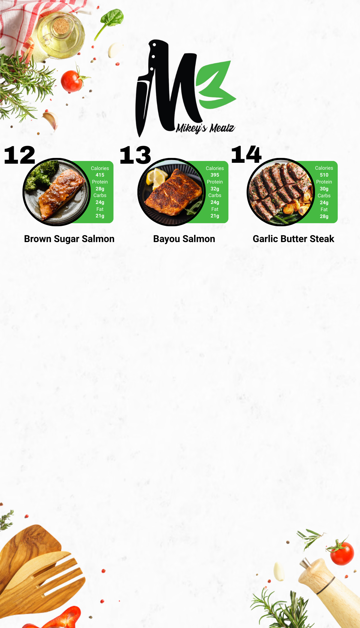 Healthy Meal Prep in San Diego | MIX & MATCH 10 WEEKLY MEALS PLAN!