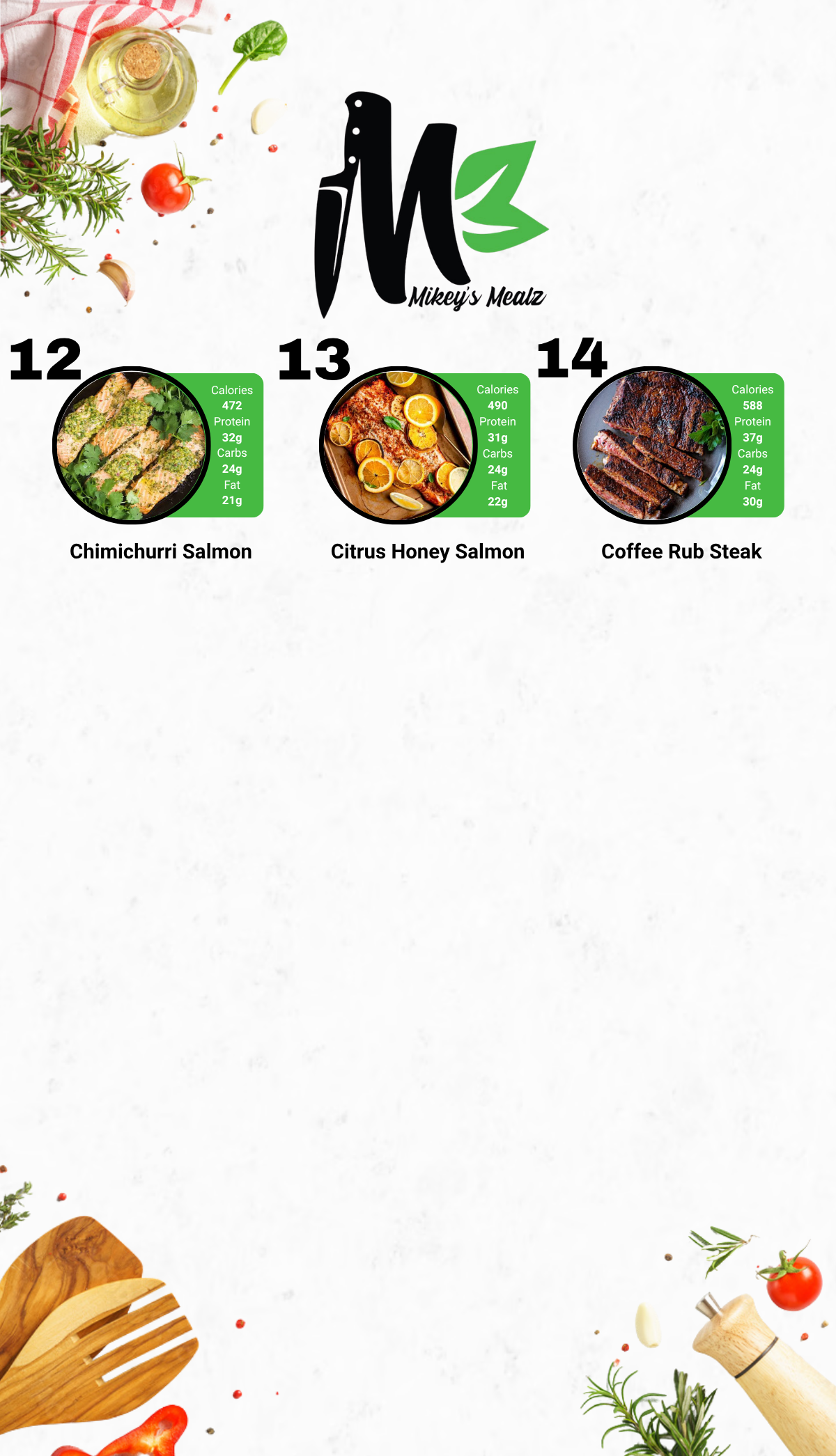 Healthy Meal Prep in San Diego | MIX & MATCH 10 WEEKLY MEALS PLAN!